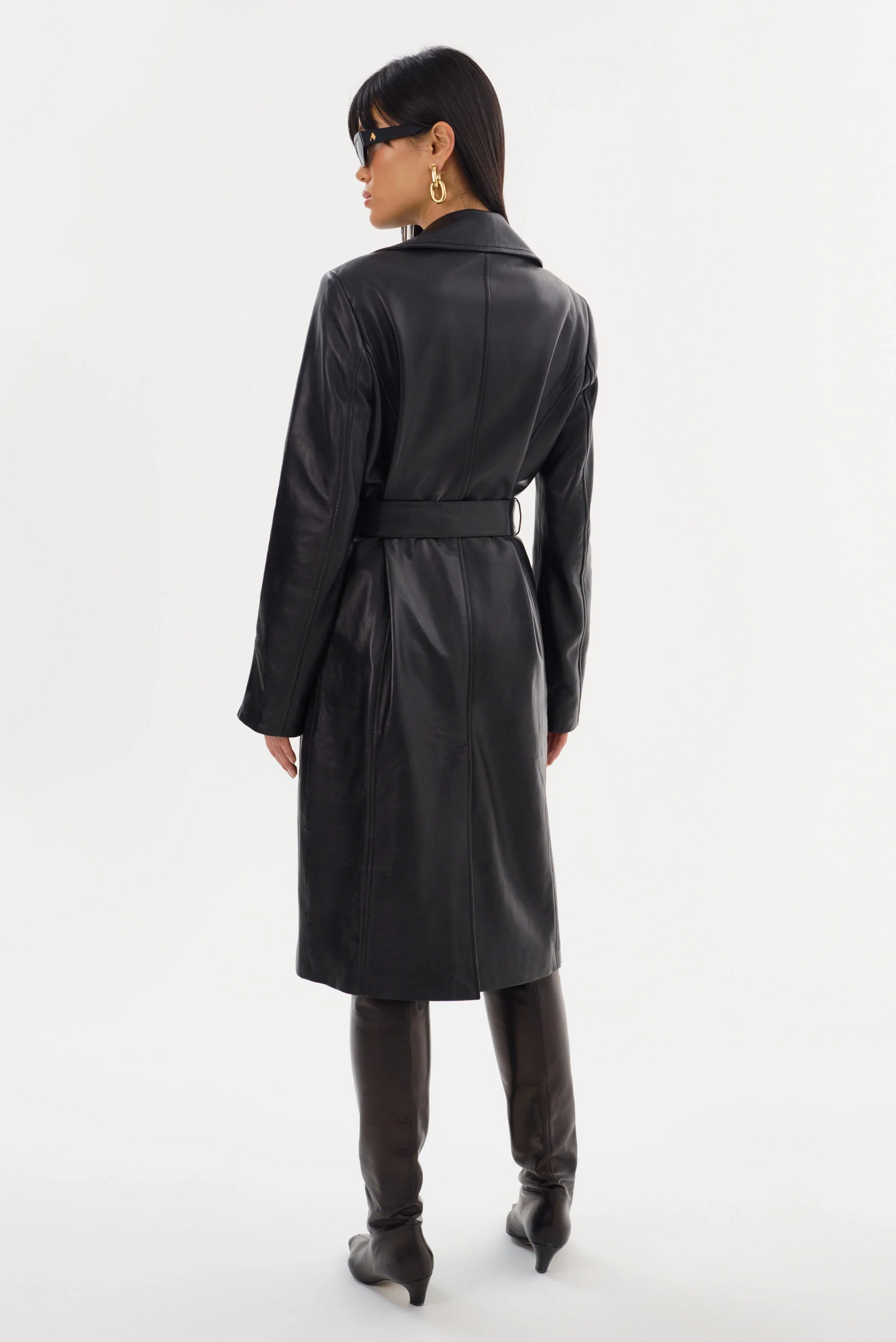 Miranda Leather Trench – Klozet Clothing Boutique