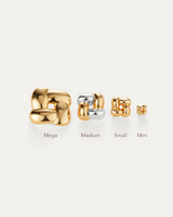 Mini Woven Square Earrings