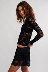 Raising Eyebrows Lace Top
