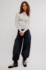 Raising Eyebrows Lace Top