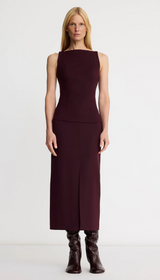 Front Slit Trouser Skirt