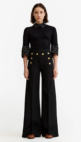 Nautical Wide Leg Pant