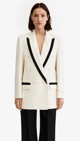 Taped DB Peaked Lapel Blazer