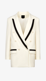 Taped DB Peaked Lapel Blazer