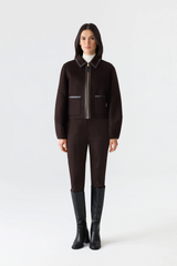 Solana wool balloon sleeve jacket