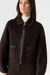 Solana wool balloon sleeve jacket
