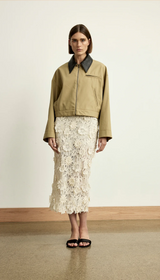 Applique Pencil Skirt