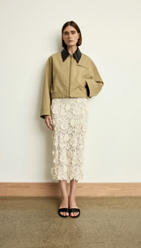 Applique Pencil Skirt