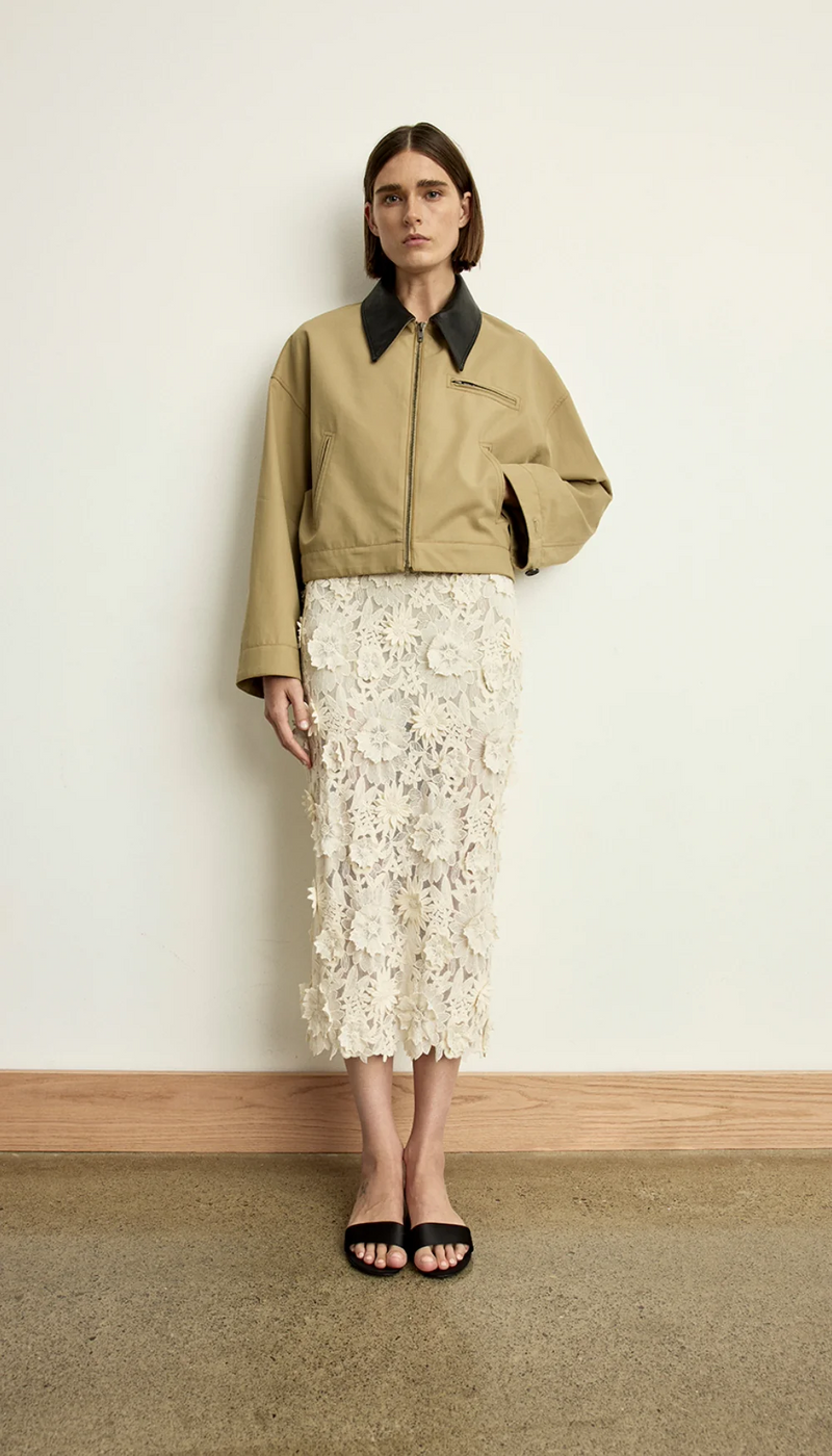 Applique Pencil Skirt