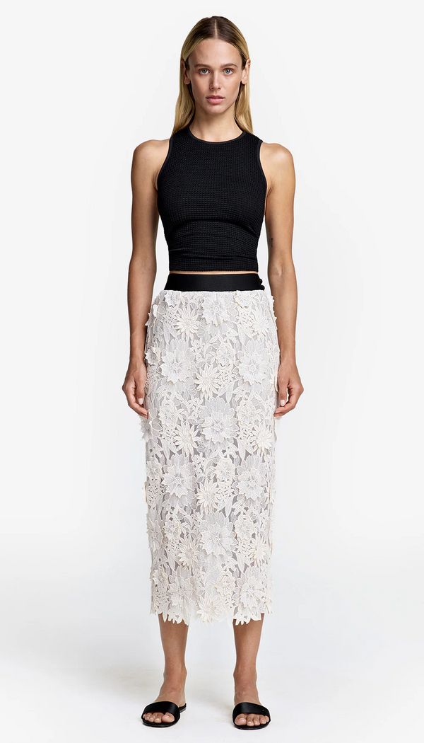Applique Pencil Skirt