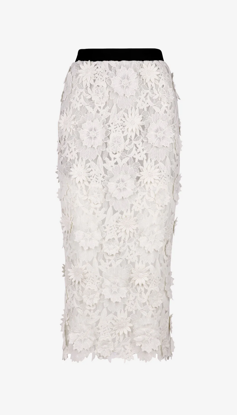 Applique Pencil Skirt