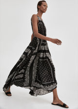 Drawstring Maxi Dress