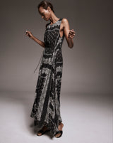 Drawstring Maxi Dress