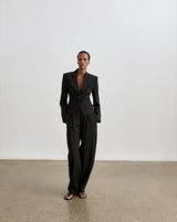 Tapered Pleated Pant