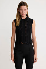 Club Collar Crochet Tank