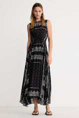 Drawstring Maxi Dress