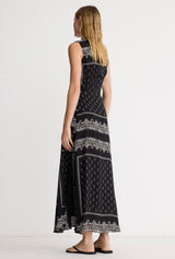 Drawstring Maxi Dress