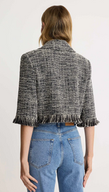 Cropped Sleeve Mini Jacket