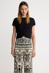 Twist Front Tee