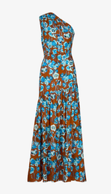 Single Shoulder Maxi Dress