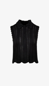 Club Collar Crochet Tank