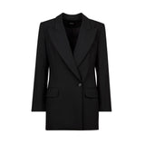 One Button Asymmetrical Blazer