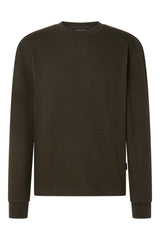 Stipe Waffle Knit Long Sleeve