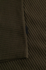 Stipe Waffle Knit Long Sleeve