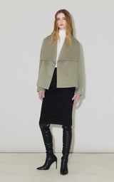 Tala Double Breasted Wool Coat