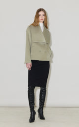 Tala Double Breasted Wool Coat