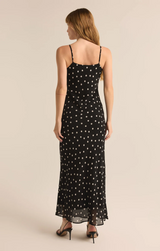 Cecily Polka Dot Slip Maxi Dress