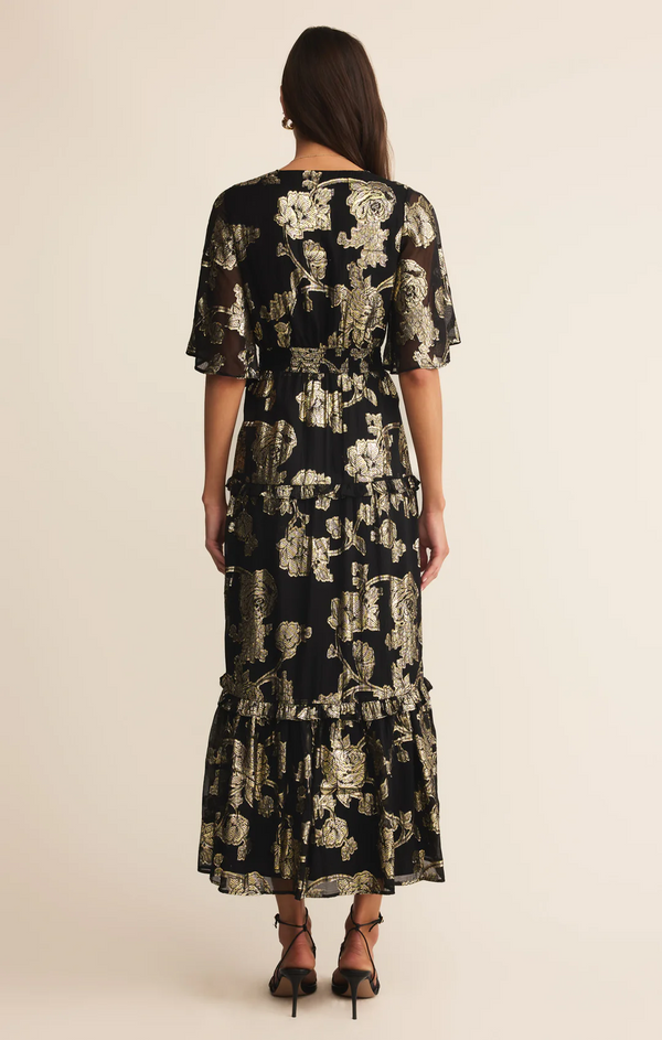 Kiera Jacquard Maxi Dress