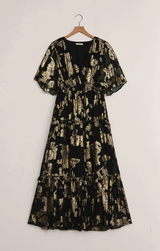 Kiera Jacquard Maxi Dress