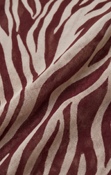Sevilla Zebra Mesh Midi Dress