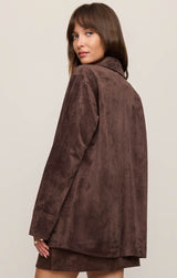 Decker Faux Suede Coat