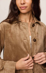 Decker Faux Suede Coat