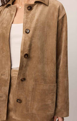 Decker Faux Suede Coat