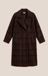Crosby Plaid Cocoon Coat