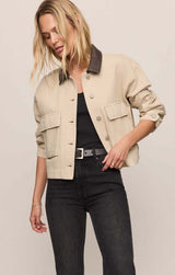 Rey Cropped Chore Jacket