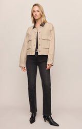 Rey Cropped Chore Jacket