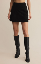 Ciera Faux Suede Mini Skirt