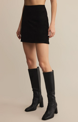 Ciera Faux Suede Mini Skirt