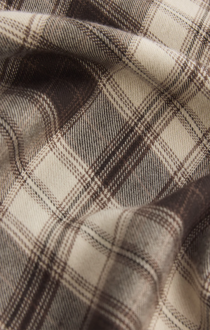 Europa Plaid Midi Skirt