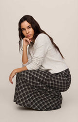 Europa Plaid Skirt