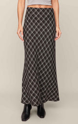 Europa Plaid Skirt