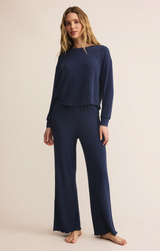 Dawn Smocked Rib Pant
