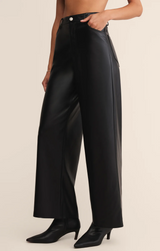 Marli Wide Leg Faux Leather Pant