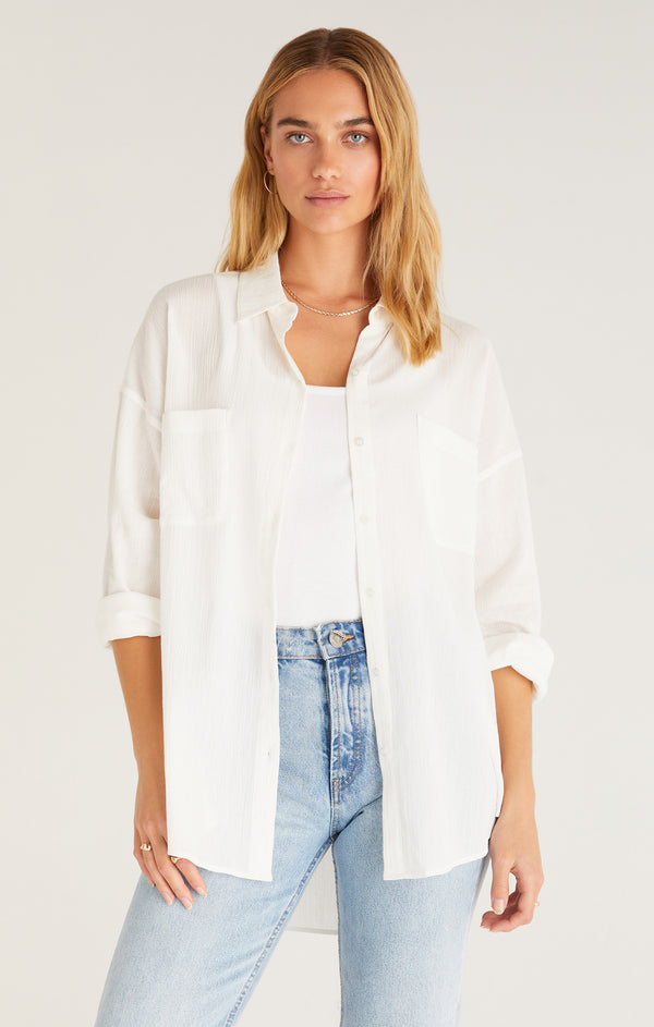 Lalo Gauze Button Up