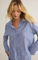 Seaport Striped Button Up Shirt