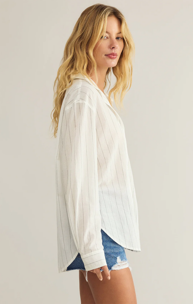 Seaport Striped Button Up Shirt